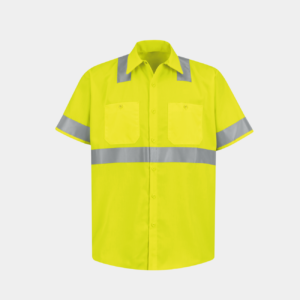 HI-VISIBILITY SHORT SLEEVE WORK SHIRT